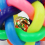 Wholesale Rainbow Color Dog Rubber Toys With Bell
