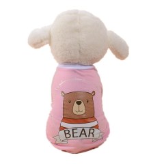 Manufacturer wholesale cotton printed multi-pattern soft pet dog tshirt vest