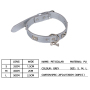 Wholesale Custom Logo PU Leather Collar for Dogs