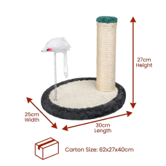 Wholesale Natural Short Scratching Post Cat Scratcher Toys