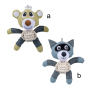 Manufacturer wholesale custom logo squeaky chew cute design dog plush stuffed toy
