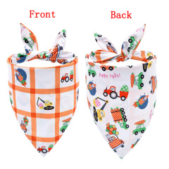 Manufacturer wholesale double-sided pattern dog bandanas multi-design