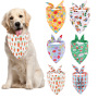 Manufacturer wholesale double-sided pattern dog bandanas multi-design