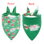 Manufacturer wholesale double-sided pattern dog bandanas multi-design