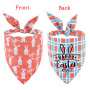 Manufacturer wholesale double-sided pattern dog bandanas multi-design