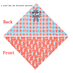 Manufacturer wholesale double-sided pattern dog bandanas multi-design