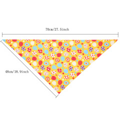 Manufacturer wholesale double-sided pattern dog bandanas multi-design