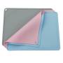 Manufacturer wholesale silicone blue pink grey love shape dog pet feeding mat