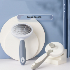 wholesale manufacturer tpr cat brush dog comb grey blue