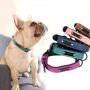 Wholesale Custom Tag Adjustable Dog PU Leather Collar
