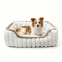Manufacturer Wholesale Custom Logo Plush Comfortable Cat Dog Bed Luxury