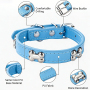Wholesale Multi-colors Adjustable PU Dog Leather Collar