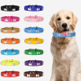 Wholesale Multi-colors Adjustable PU Dog Leather Collar
