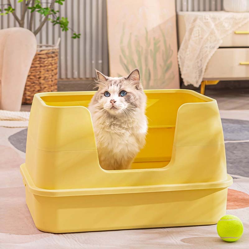 Manufacturer Wholesale Plastic Detachable Cat Litter Box