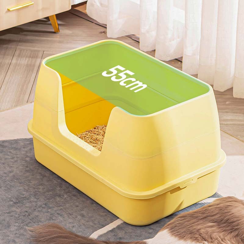 Manufacturer Wholesale Plastic Detachable Cat Litter Box