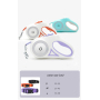 Manufacturer wholesale 3M 5M streamer automatic retractable dog leash with collar set