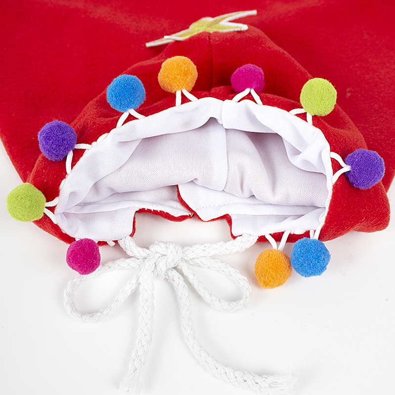 Wholesale Christmas Red Green Cat Dog Cape Clothes
