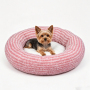 Manufacturer Wholesale Custom Logo Round Warm Cat Dog Bed Pet Product