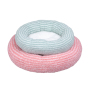 Manufacturer Wholesale Custom Logo Round Warm Cat Dog Bed Pet Product
