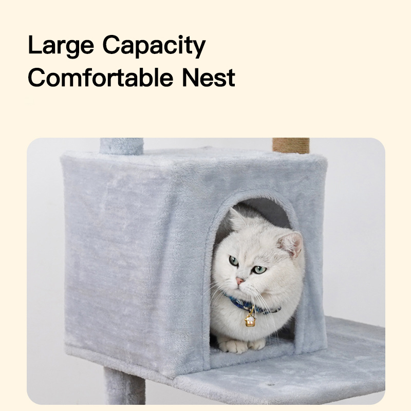 Manufacturer wholesale sisal grey short plush house cat scratcher