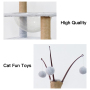 Manufacturer wholesale sisal grey short plush house cat scratcher