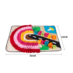 Manufacturer wholesale multi-design foldable dog snuffle feed mat