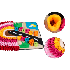Manufacturer wholesale multi-design foldable dog snuffle feed mat