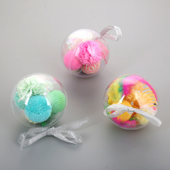 wholesale manufacturer plush feather paper flower set cat toys set christmas