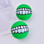 Manufacturer wholesale teeth pattern design dog vinyl toy
