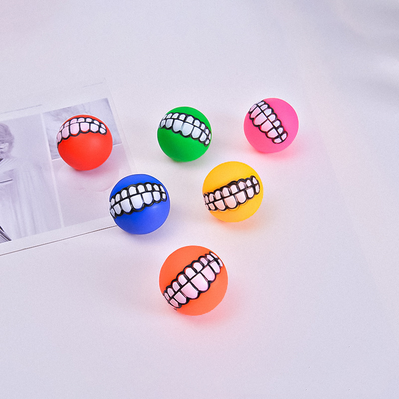 Manufacturer wholesale teeth pattern design dog vinyl toy