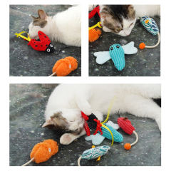 Manufacturer wholesale plush catnip cat toy
