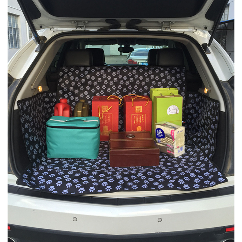 Manufacturer wholesale oxford waterproof pet car cover dog car protection mat