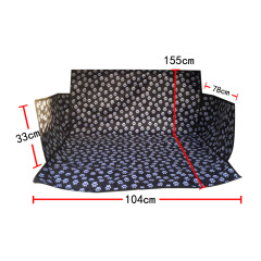 Manufacturer wholesale oxford waterproof pet car cover dog car protection mat