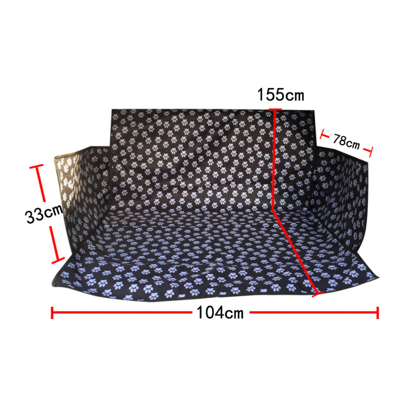 Manufacturer wholesale oxford waterproof pet car cover dog car protection mat