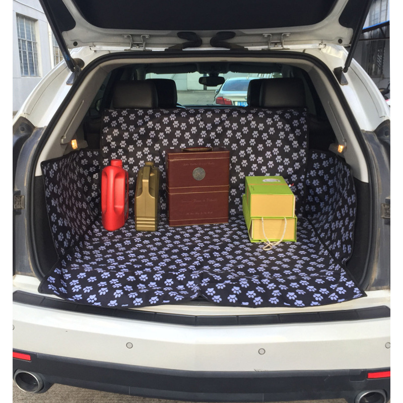 Manufacturer wholesale oxford waterproof pet car cover dog car protection mat
