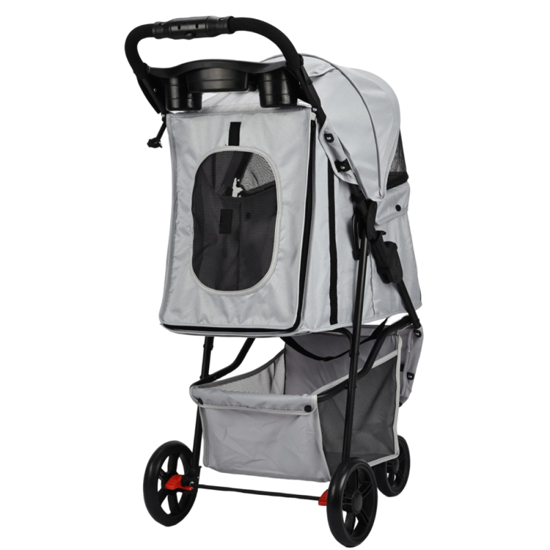 Wholesale Custom Logo Foldable Breathable Travel Portable Cat Pet Dog Stroller