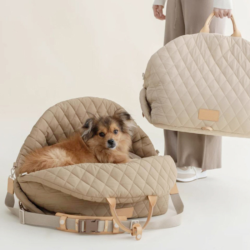 Manufacturer wholesale custom logo carrier portable dog car safety seat bed