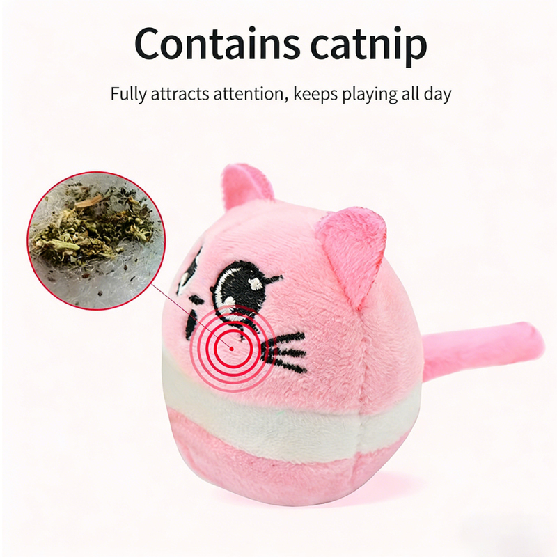 Wholesale Cute Design Catnip Cat Plush Toy