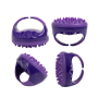 Manufacturer wholesale blue green pink grooming tool pet cat dog bath brush