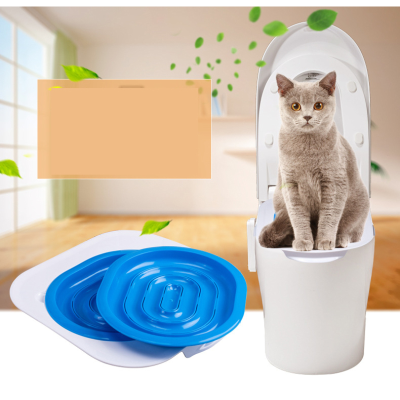 Manufacturer wholesale foldable color box cat training toilet