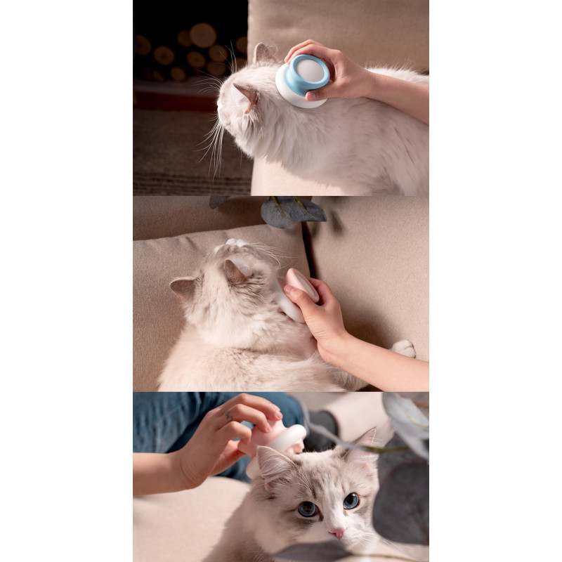 Manufacturer wholesale pink blue green ABS cat dog comb