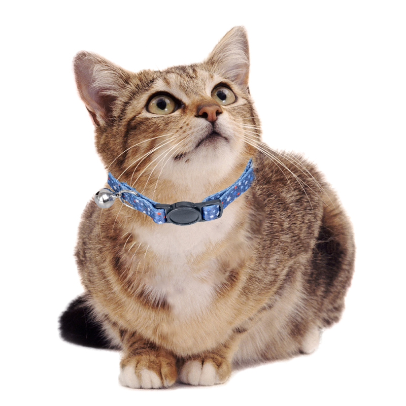 Manufacturer Wholesale Blue Series Design Adjustable Custom Cat Collar Cheap