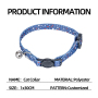 Manufacturer Wholesale Blue Series Design Adjustable Custom Cat Collar Cheap