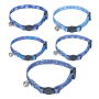Manufacturer Wholesale Blue Series Design Adjustable Custom Cat Collar Cheap