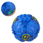 Manufacturer wholesale black blue pink round pet dog plastic feeder ball toys