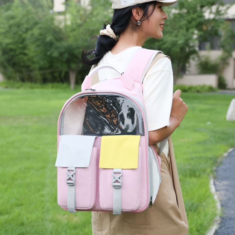 Manufacturer wholesale portable outdoor breathable cat carrier backpack