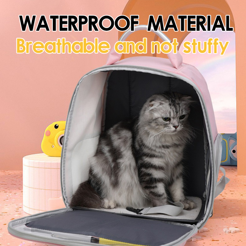 Manufacturer wholesale portable outdoor breathable cat carrier backpack