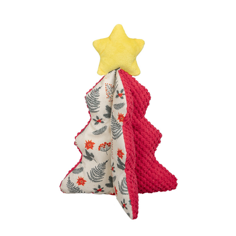 Wholesale Chew Plush Customized Dog Christmas Toys