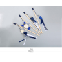 Manufacturer wholesale blue feather plush cat teasing toys
