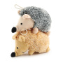 Manufacturer wholesale cute squeaky dog hedgehog plush toys